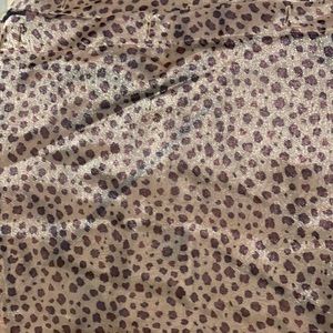 Cheetah shower curtain